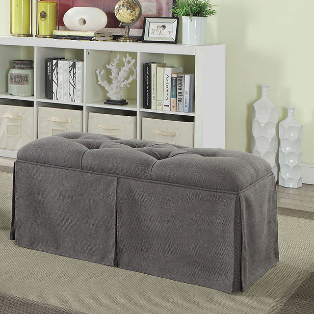 Kilrush Bench CM-BN6176GY By Furniture of America