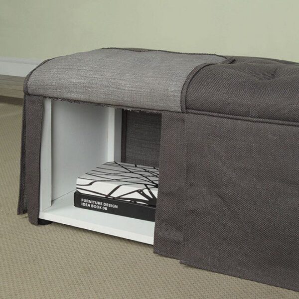 Kilrush Bench CM-BN6176GY By Furniture of America 8