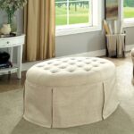 Claes Round Ottoman CM-BN6175BG By Furniture of America 11