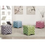 Zaira Ottoman CM-BN6023BL By Furniture of America 10