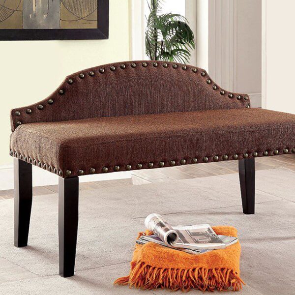 Hasselt Bench CM-BN6880BR-S By Furniture of America 8