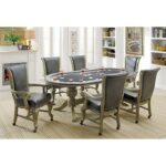 Melina Arm Chair (2/Box) CM-GM367GY-AC-2PK By Furniture of America 15