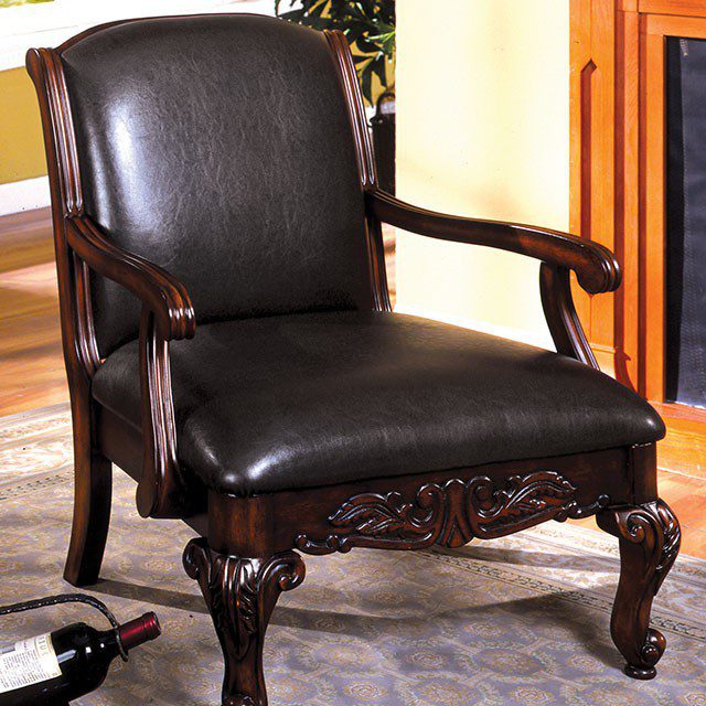 Sheffield Accent Chair CM-AC6177-PU By Furniture of America