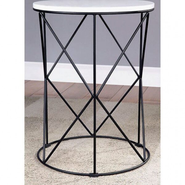 Madyson 3 Pc. Nesting Table FOA-AC340WH-3A By Furniture of America 11