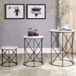 Madyson 3 Pc. Nesting Table FOA-AC340WH-3A By Furniture of America 17