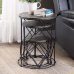 Madyson 3 Pc. Nesting Table FOA-AC340WN-3A By Furniture of America 8