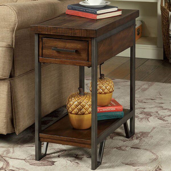 Brick Attic Side Table CM-AC286 By Furniture of America 4