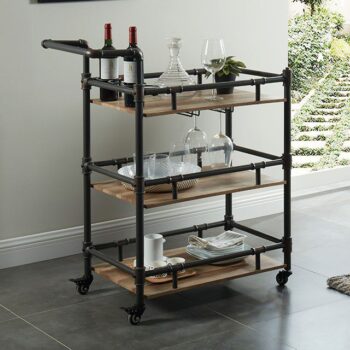 Aylmer Serving Cart CM-AC246 By Furniture of America