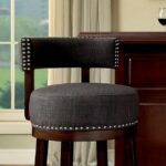 Lynsey 25″ Bar Stool (2/Box) CM-BR6252GY-24-2PK By Furniture of America 11