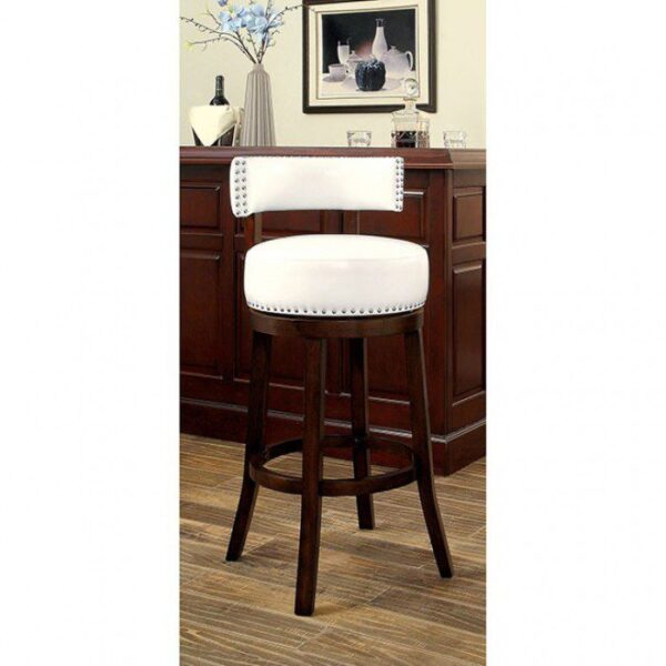 Shirley 30″ Bar Stool (2/Box) CM-BR6251WH-29-2PK By Furniture of America 7