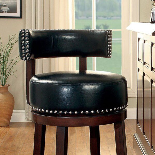 Shirley 25″ Bar Stool (2/Box) CM-BR6251BK-24-2PK By Furniture of America 7