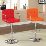 Corfu Bar Stool CM-BR6917RD By Furniture of America 7