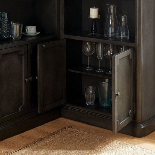 Voltaire Corner Curio CM-CR142GY-CURIO By Furniture of America 7
