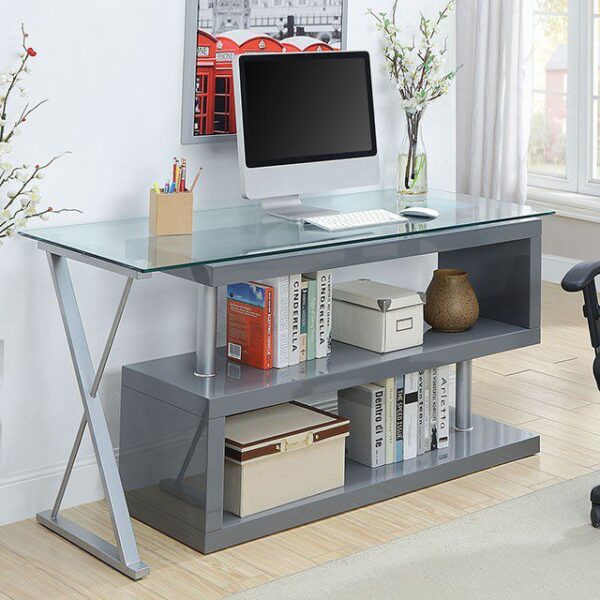 Bronwen Computer Desk CM-DK6131GY By Furniture of America 7