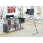Bronwen Computer Desk CM-DK6131GY By Furniture of America 13