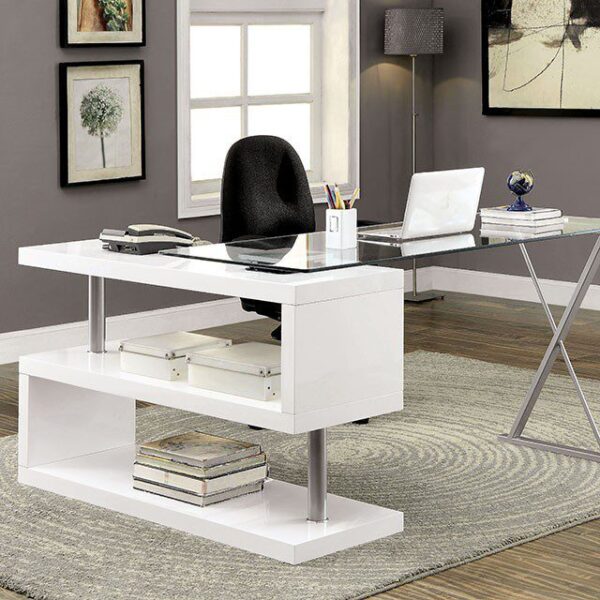 Bronwen Desk CM-DK6131WH By Furniture of America 7