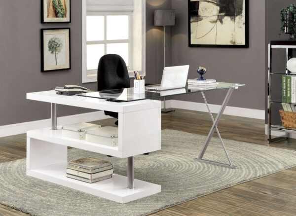Bronwen Desk CM-DK6131WH By Furniture of America - Image 4