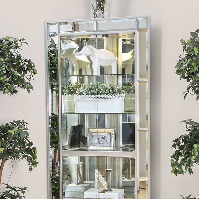 Chouteau Curio Cabinet CM-CR151 By Furniture of America
