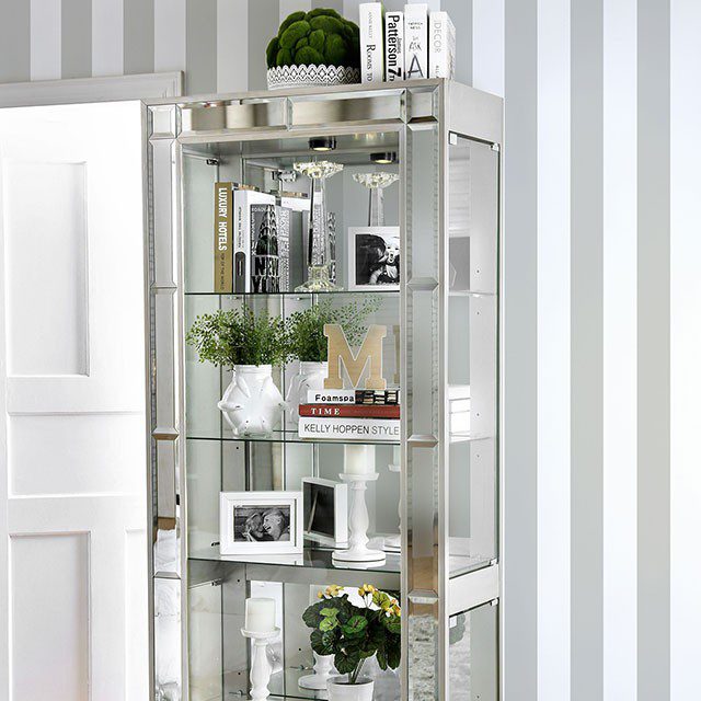 Carrollton Curio Cabinet CM-CR150 By Furniture of America
