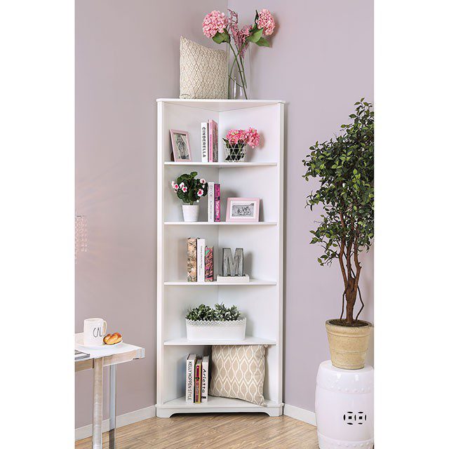 Rockwall Bookshelf CM-AC806WH By Furniture of America