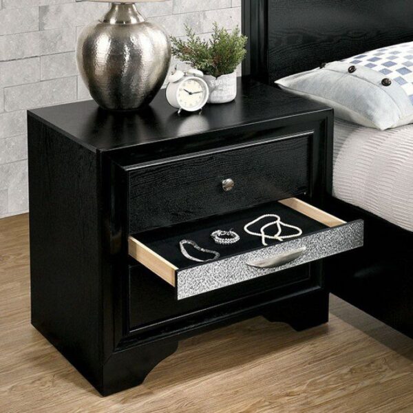 Chrissy Night Stand CM7552BK-N By Furniture of America 7