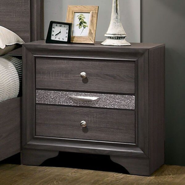 Chrissy Night Stand CM7552GY-N By Furniture of America 5
