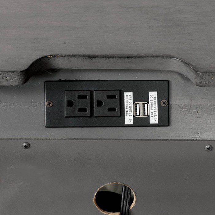 Brandt Night Stand  By Furniture Of America Cm7302Gy-N. Luxury Bedroom Furniture Mobilia Cleopatra 13 Brandt Night Stand  By Furniture of America CM7302GY-N. 13