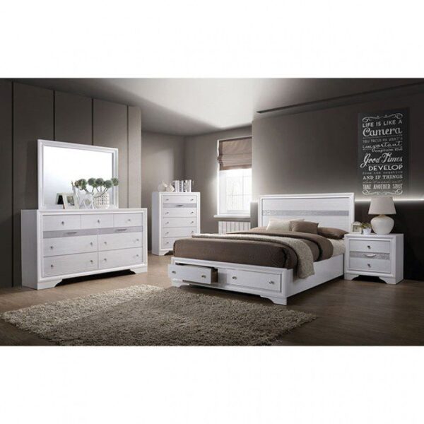 White Chrissy Dresser CM7552D By Furniture of America 8