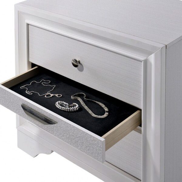 White Chrissy Dresser CM7552D By Furniture of America 9