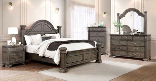 Gray Pamphilos Bed FOA7144GY By Furniture of America 10