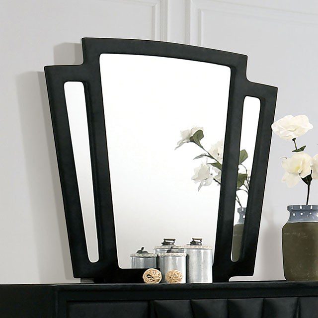 Carissa Mirror CM7164BK-M By Furniture of America