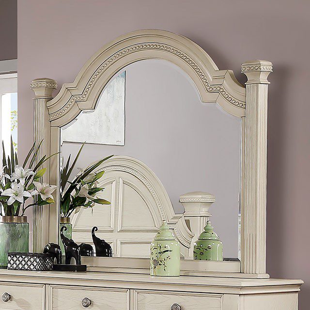 Pamphilos Mirror FOA7144WH-M By Furniture of America