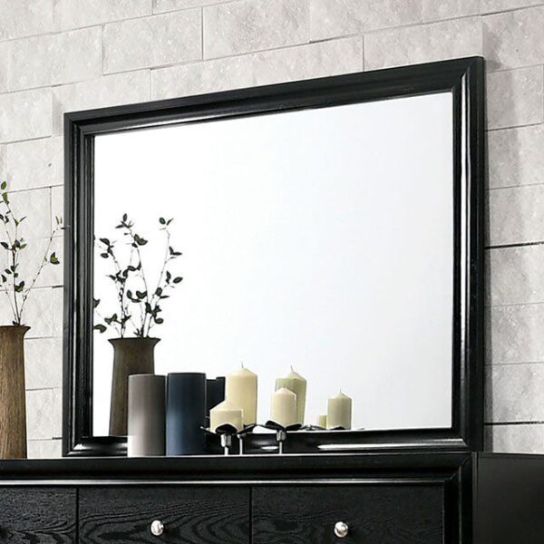 Chrissy Mirror CM7552BK-M By Furniture of America 5