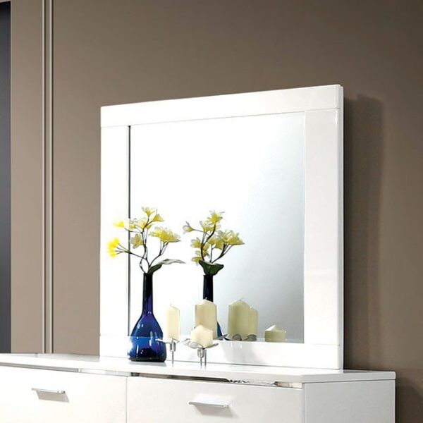 Carlie Mirror CM7049WH-M By Furniture of America 6