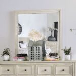 Transitional White Tywyn Mirror CM7365WH-M By Furniture of America Luxury Bedroom Dressers & Mirrors Mobilia Cleopatra 9 Transitional White Tywyn Mirror CM7365WH-M By Furniture of America 9