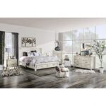 Transitional White Tywyn Mirror CM7365WH-M By Furniture of America Luxury Bedroom Dressers & Mirrors Mobilia Cleopatra 11 Transitional White Tywyn Mirror CM7365WH-M By Furniture of America 11
