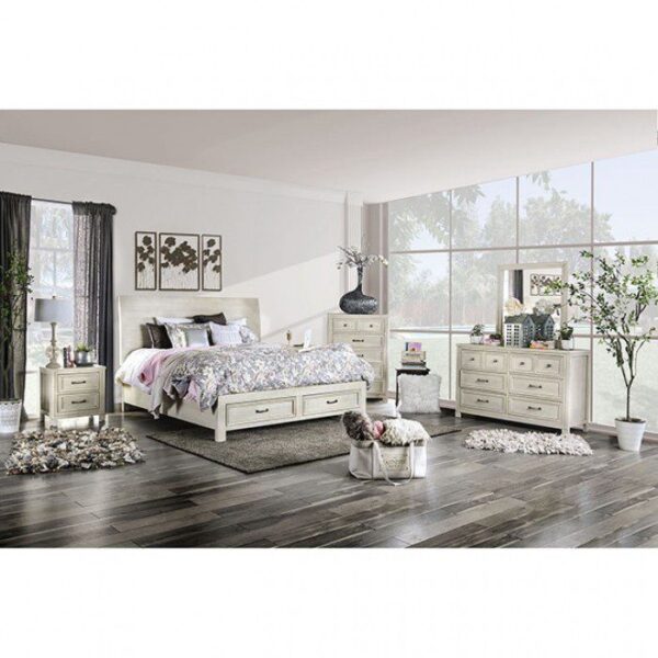Transitional White Tywyn Mirror CM7365WH-M By Furniture of America 8