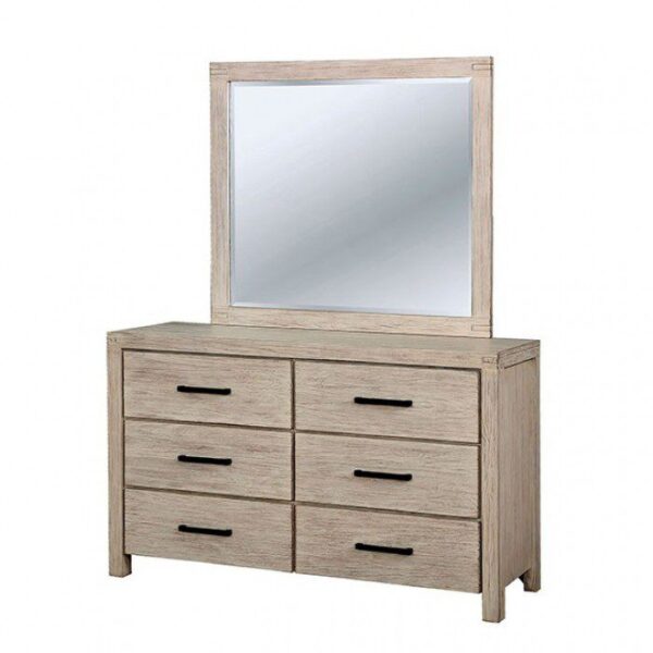 Strasburg Mirror CM7382WH-M By Furniture of America 9