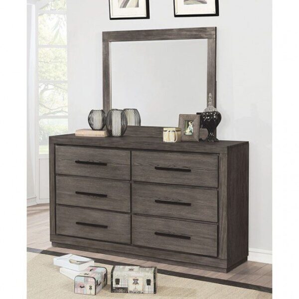 Oakburn Mirror CM7047GY-M By Furniture of America 7