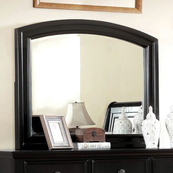 Castor Mirror CM7590BK-M By Furniture of America