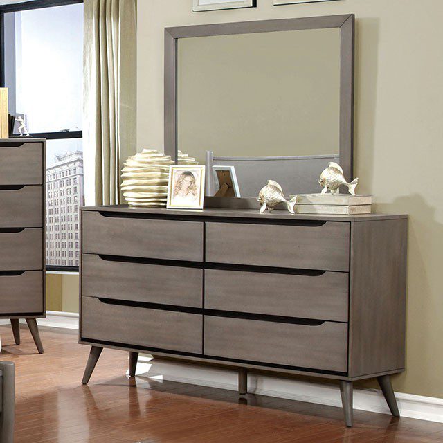 Lennart Dresser CM7386GY-D By Furniture of America