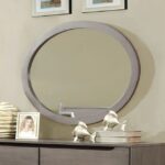 Lennart Oval Mirror CM7386GY-MO By Furniture of America 9