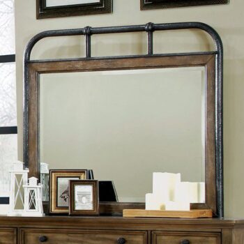 Mcville Mirror w/ Metal Frame CM7558MM By Furniture of America