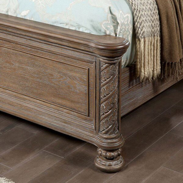 Beige/Rustic Natural Tone Timandra Bed CM7145  By Furniture of America 10