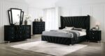 Black Carissa Bed CM7164BK By Furniture of America 16