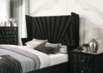 Black Carissa Bed CM7164BK By Furniture of America 17