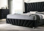 Black Carissa Bed CM7164BK By Furniture of America 18
