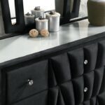 Black Carissa Bed CM7164BK By Furniture of America 19