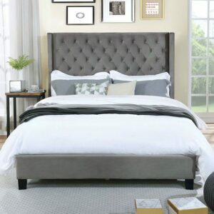 Gray Ryleigh Bed CM7141GY By Furniture of America