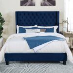 Navy Ryleigh Bed CM7141NV  By Furniture of America 9